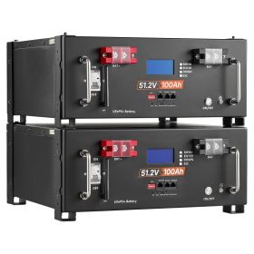 Home Power Station Backup Power, 5120Wh, LiFePO4 Lithium Battery, Support Communication, Bluetooth And WiFi, AC 10000W Inverter, Fast Charge, For (Option: default)