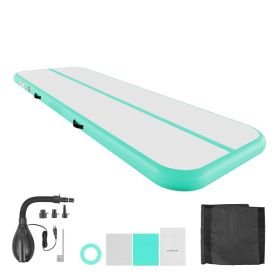 Inflatable Gymnastics Air Mat 10 Ft Training Mats W/ Electric Pump, 4 Inches Thick Sturdy Tumble Track, Tumbling Mat For Home Use/Gym/Outdoor/Yog (Option: default)